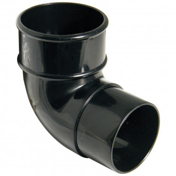 68mm x 92o Offset Bend Black Round (XR410BL)